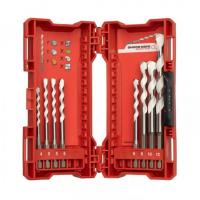 АКЦИЯ Набор сверел универсальных Milwaukee HEX 4-12мм (8 шт) + подарок рулетка Premium 5 м  