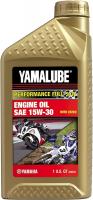 Масло 4Т мотоц  синт Yamalube 15w30  1 л**